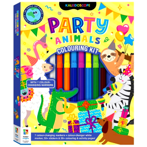 Kaleidoscope Party Animals Colouring Kit