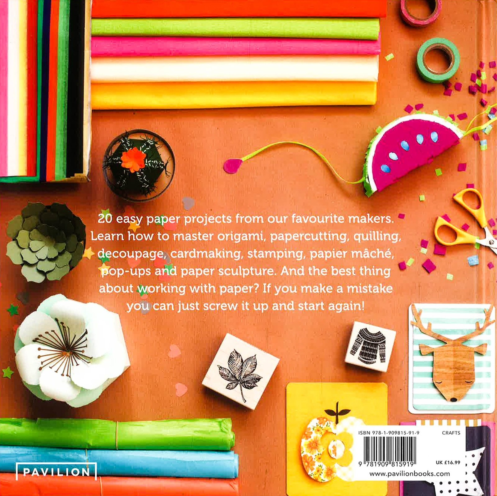 Mollie Makes: Papercraft: Origami. Scrapbooking. Cardmaking. Stamping. - Image 2